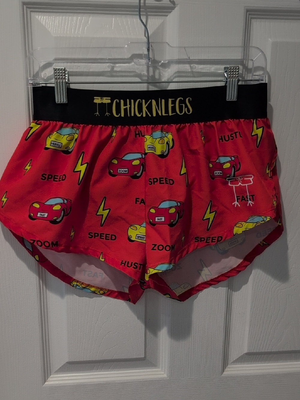 CHICKNLEGS Race Car Running Shorts